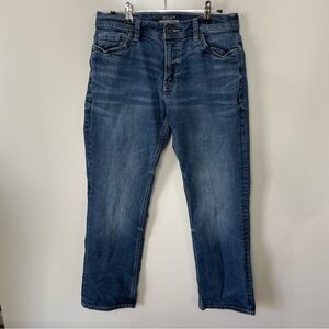 Reclaim Regular Straight Medium Blue Denim Jeans, 31 x 30